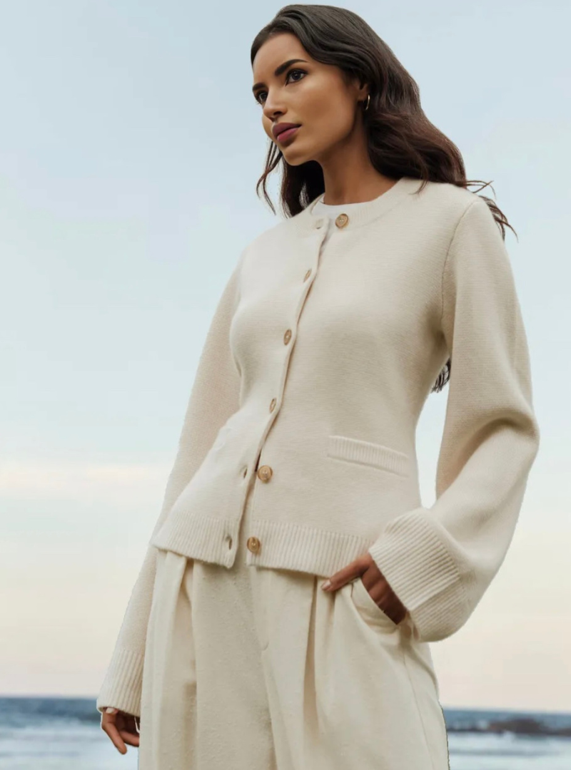 Elisé | Zachte Knopen Cardigan