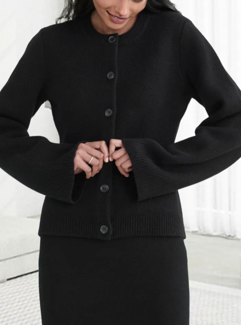 Elisé | Zachte Knopen Cardigan