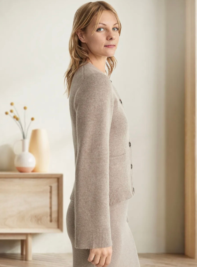 Elisé | Zachte Knopen Cardigan