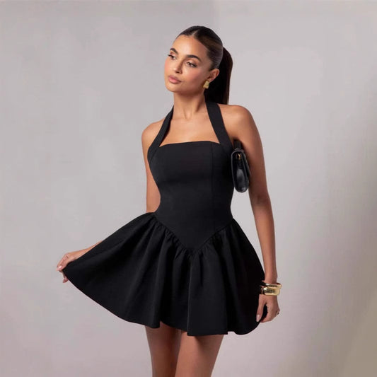Ruffled Mini Jurk