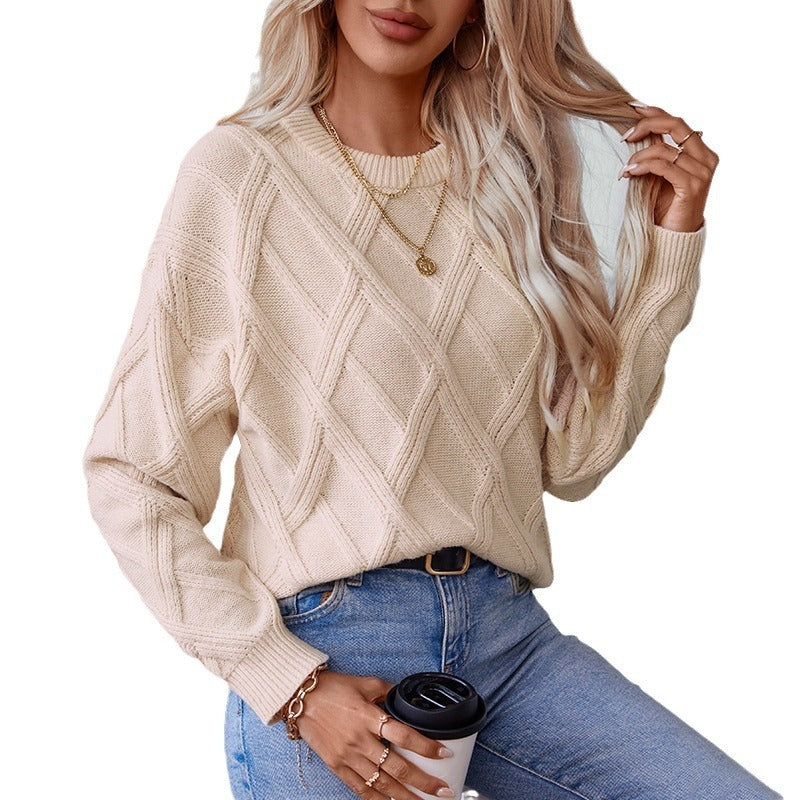 Lumara | Diamond Knit Pullover