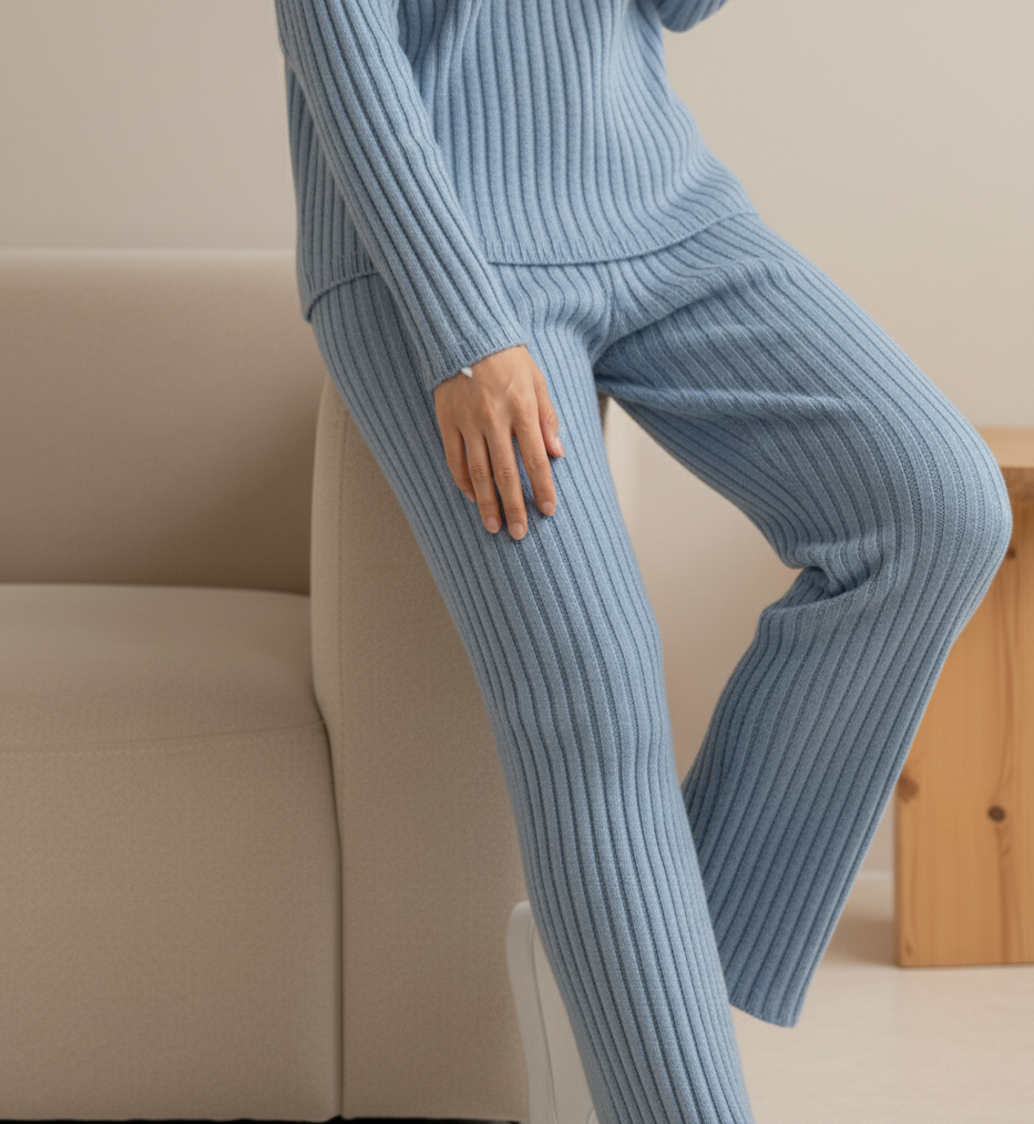 Nové | Cozy Knitted Tweedelige Set
