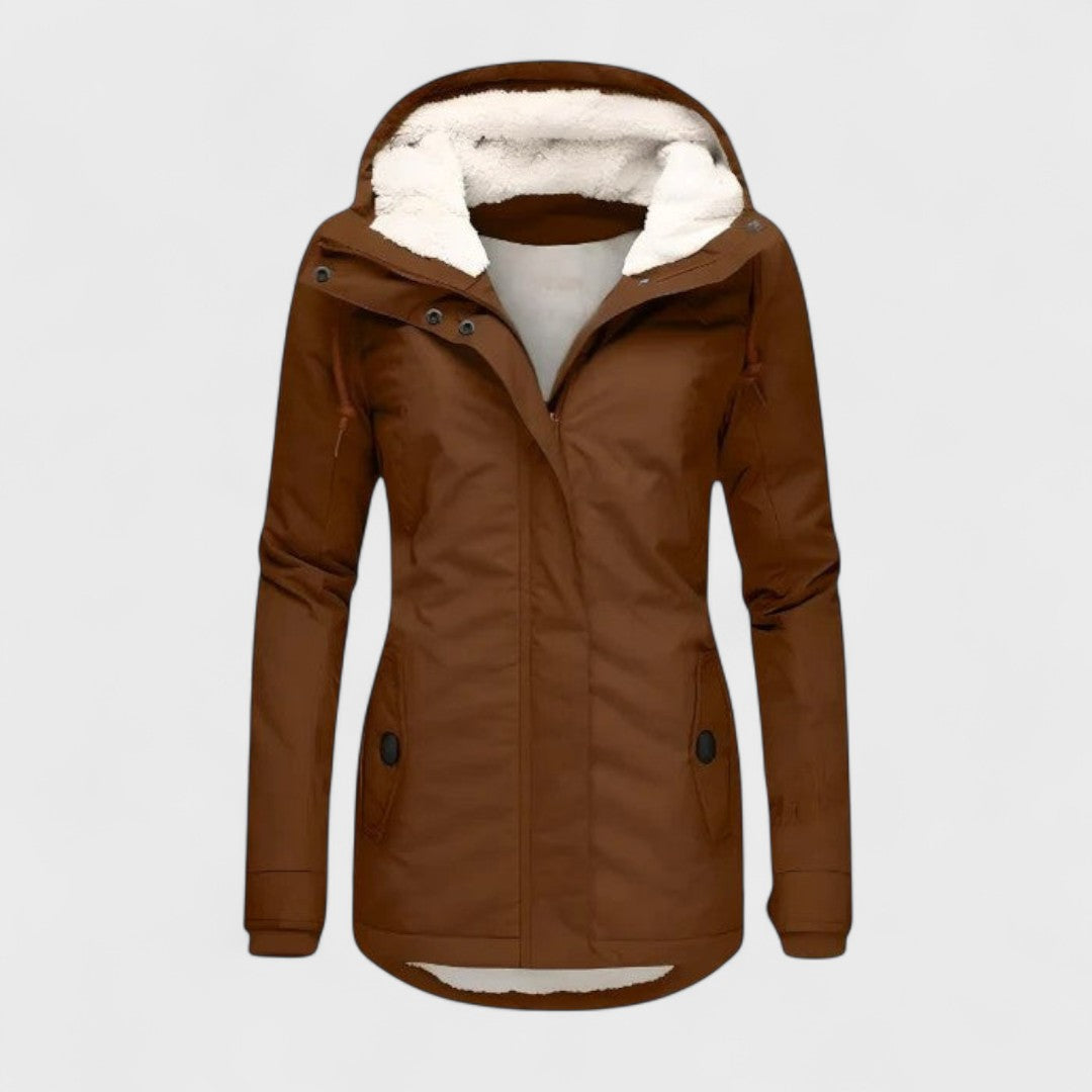 Anna | Waterdichte winterjas met capuchon