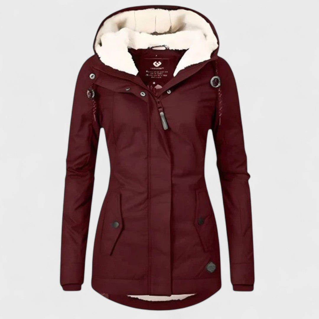 Anna | Waterdichte winterjas met capuchon