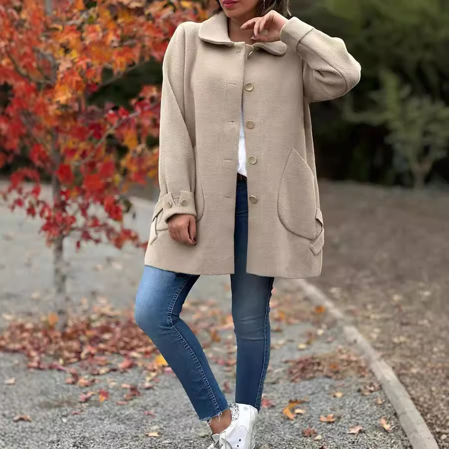 Christa | Stijlvolle Lange Herfstjas