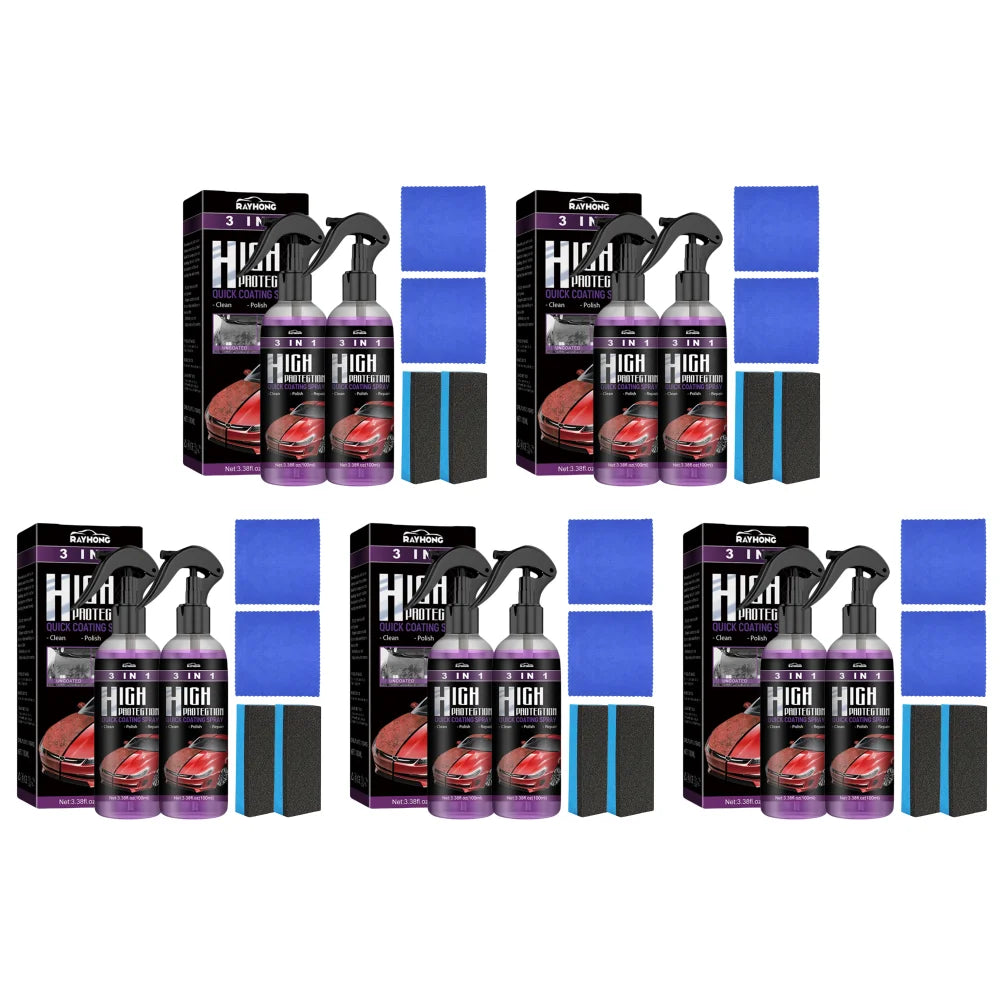 3In1 High Protection Car Ceramic Coating Spray Auto Nano Spray Paint Care Scratch Remover Repair Wax Polishing Spray Car Gadgets