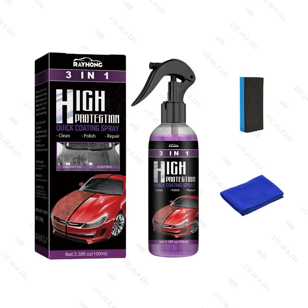 3In1 High Protection Car Ceramic Coating Spray Auto Nano Spray Paint Care Scratch Remover Repair Wax Polishing Spray Car Gadgets
