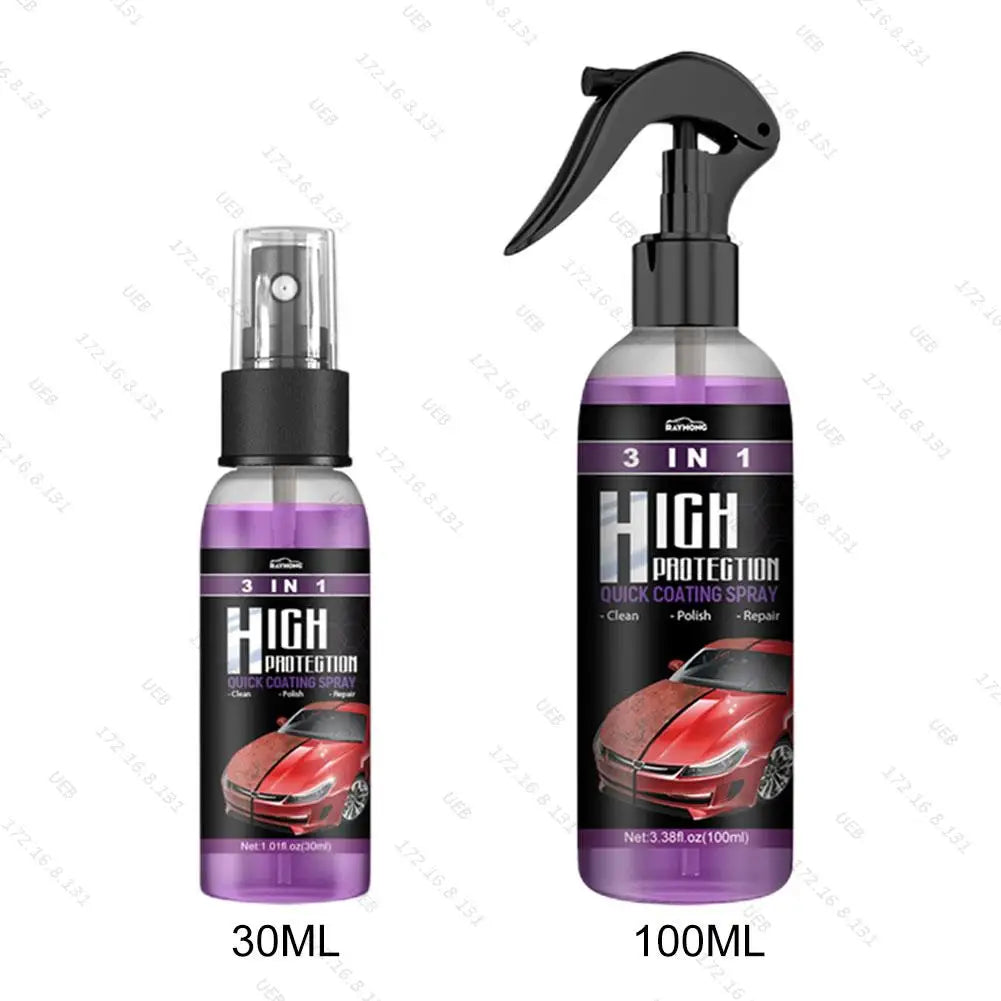 3In1 High Protection Car Ceramic Coating Spray Auto Nano Spray Paint Care Scratch Remover Repair Wax Polishing Spray Car Gadgets