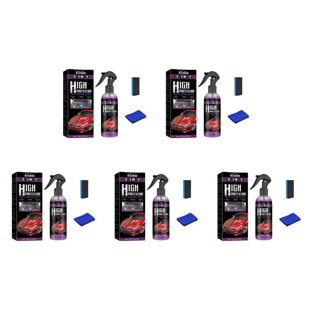 3In1 High Protection Car Ceramic Coating Spray Auto Nano Spray Paint Care Scratch Remover Repair Wax Polishing Spray Car Gadgets