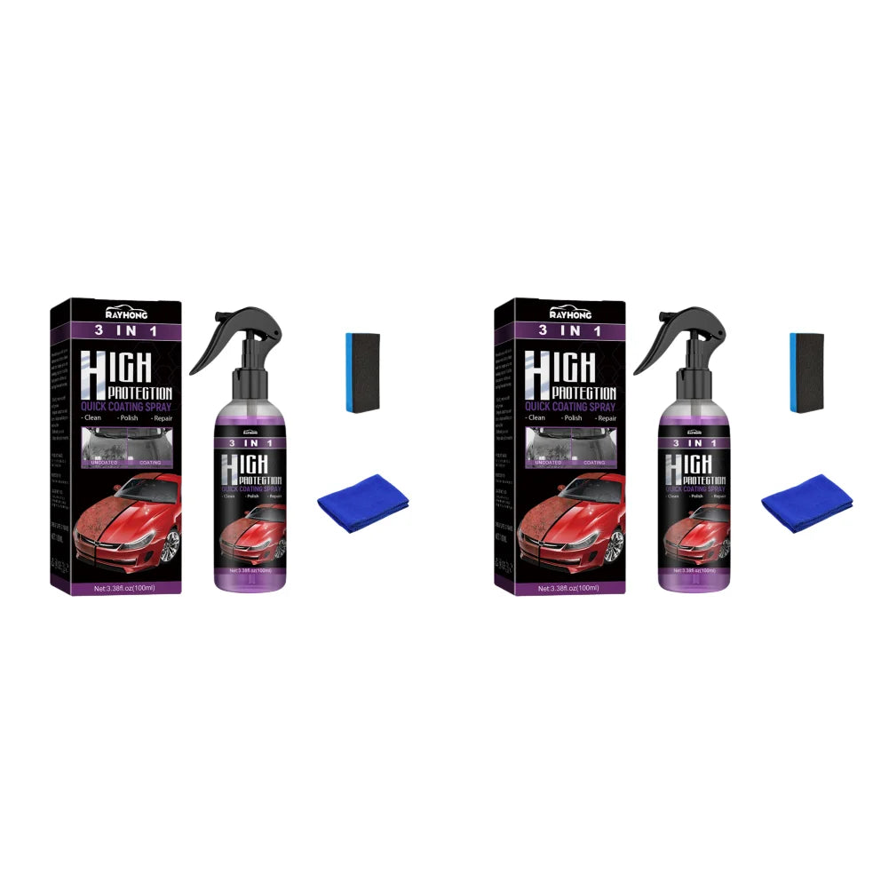 3In1 High Protection Car Ceramic Coating Spray Auto Nano Spray Paint Care Scratch Remover Repair Wax Polishing Spray Car Gadgets