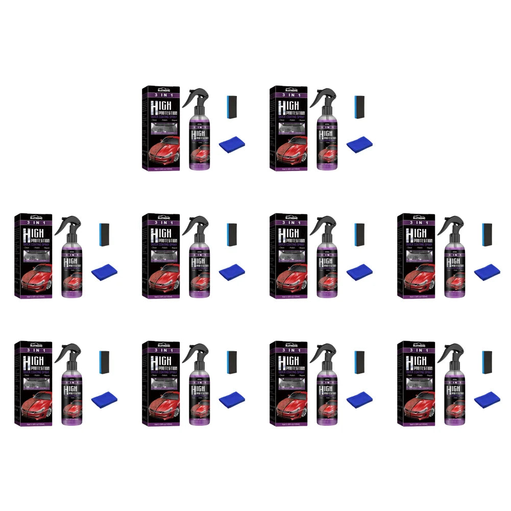 3In1 High Protection Car Ceramic Coating Spray Auto Nano Spray Paint Care Scratch Remover Repair Wax Polishing Spray Car Gadgets