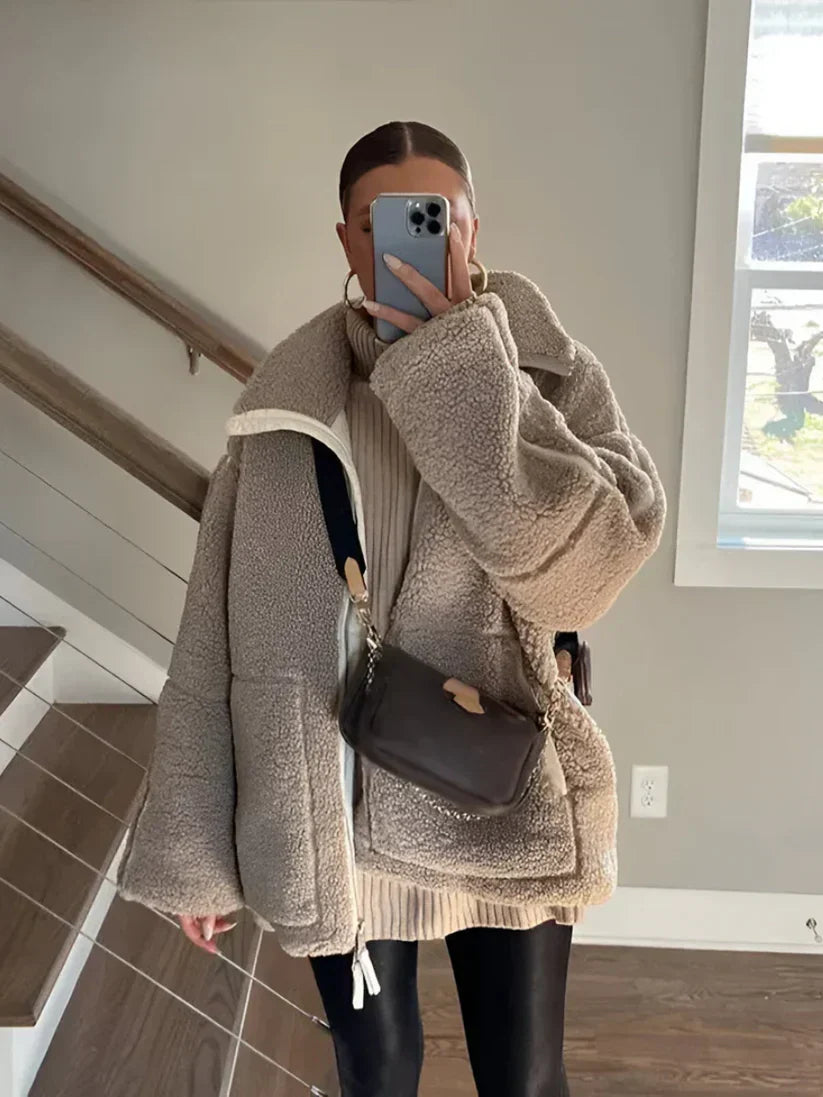 Milena | Warme Teddy Jas