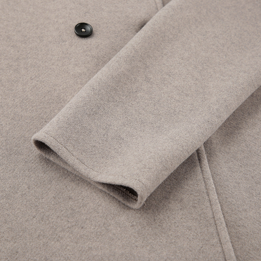 Mariella – Vintage Wool Blend V-Neck Coat