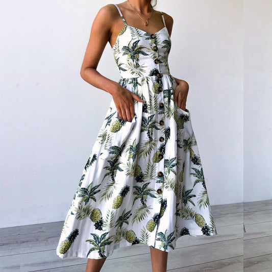 Zomerjurk met patronen