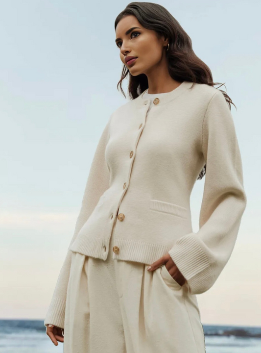 Elisé | Zachte Knopen Cardigan