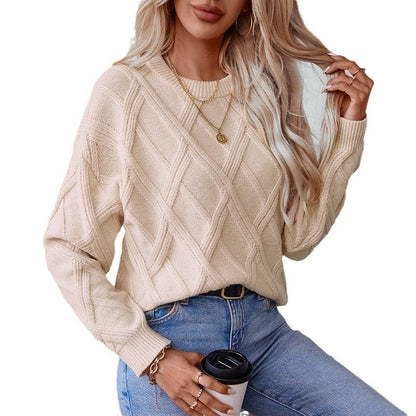 Lumara | Diamond Knit Pullover