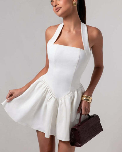 Ruffled Mini Jurk
