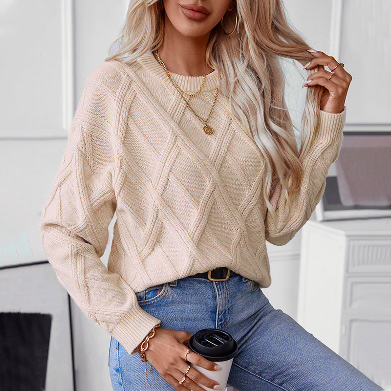 Lumara | Diamond Knit Pullover