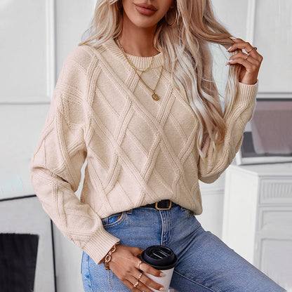 Lumara | Diamond Knit Pullover