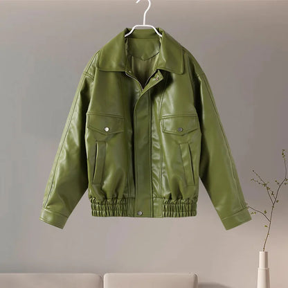 Eveline – Street Chic Leather Jacket voor Dames