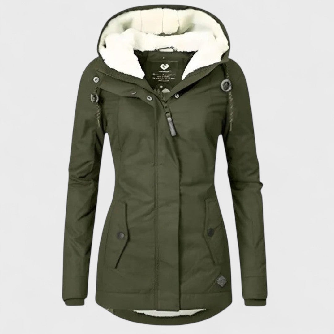 Anna | Waterdichte winterjas met capuchon