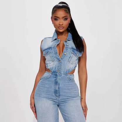 Denim Jumpsuit