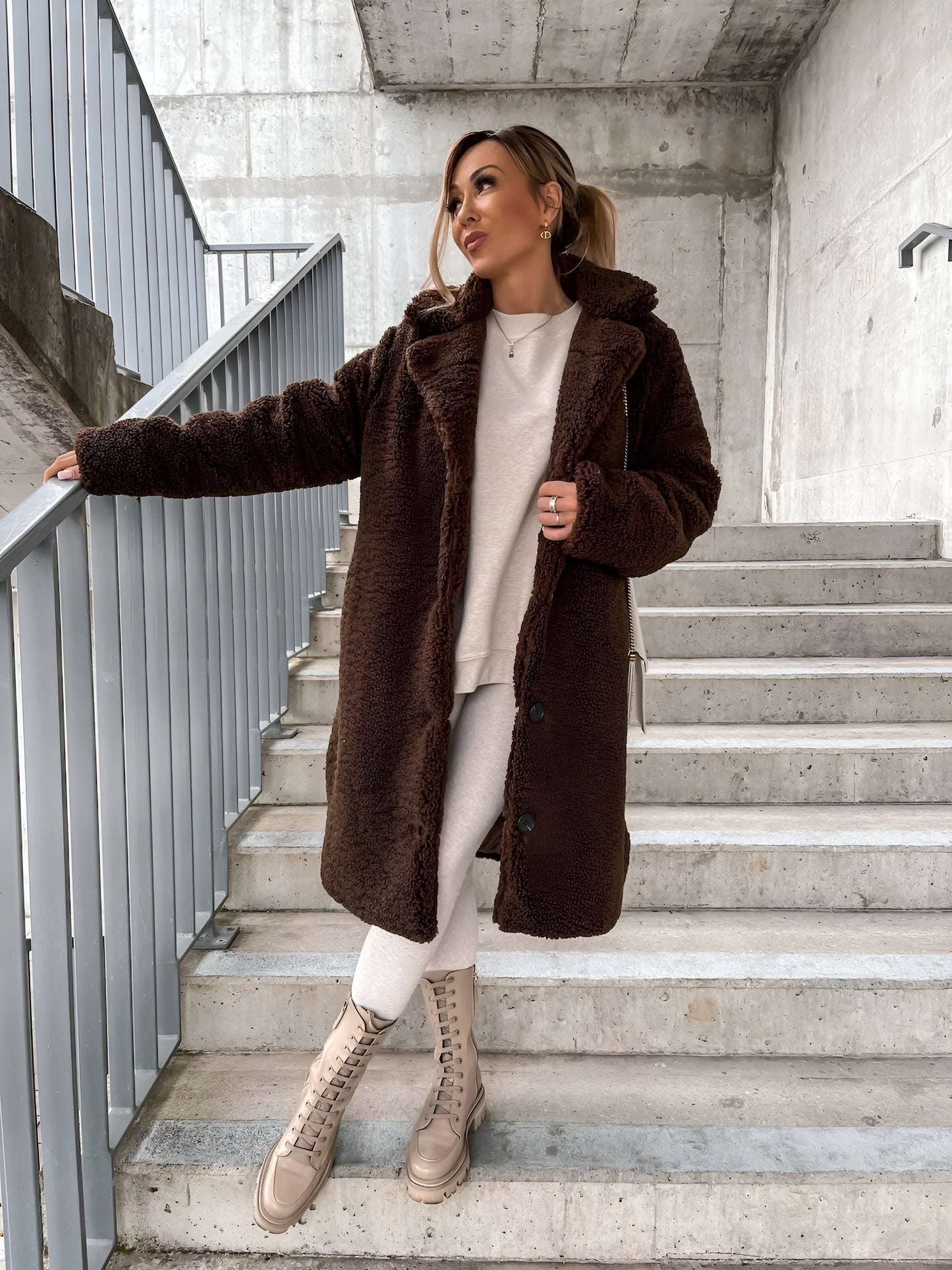 Noah | Pluche Mantel