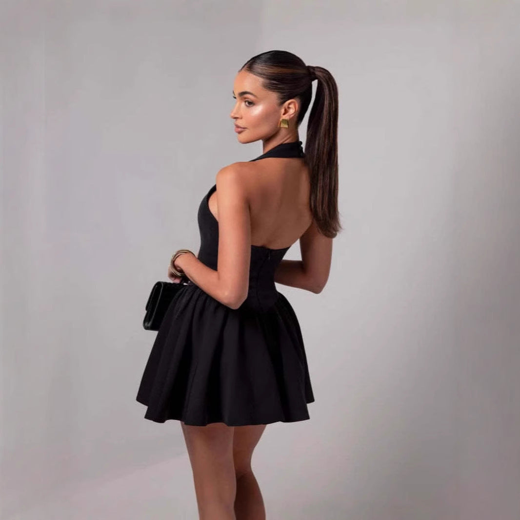 Ruffled Mini Jurk