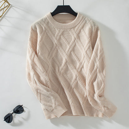 Lumara | Diamond Knit Pullover